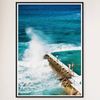 Galrie Bondi Beach Icebergs II Art Print Photography, Black Frame, A0 84 x 119cm (33 x 47inch)