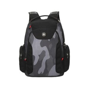 Swiss Waterproof 15.6" Laptop School Travel Shoulder Bag - Black
