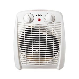 Click 2000W Upright Desktop Fan Heater