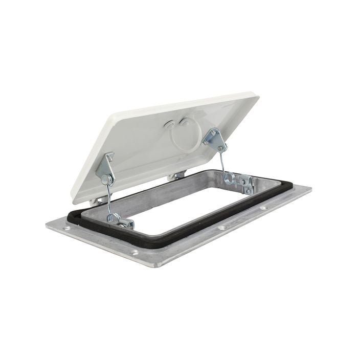 Sunrise Trailer Roof Vent 192 X 102mm Opening Small White - Rv193w