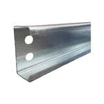 Australian Handyman Supplies 100 x 50 x 3m Galvanised C-Purlin Fence Rail