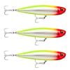 3x Rapala 11cm Precision Xtreme Pencil Saltwater Fishing Lures - Clown