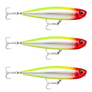 3x Rapala 11cm Precision Xtreme Pencil Saltwater Fishing Lures - Clown
