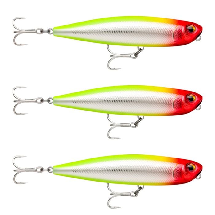 3x Rapala 11cm Precision Xtreme Pencil Saltwater Fishing Lures - Clown