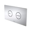 Caroma Chrome Invisi II Round Dual Flush Plate and Buttons