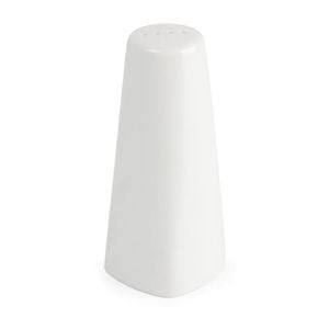 Olympia Lumina Pepper Shakers Fine China White 100mm Pack Of 6
