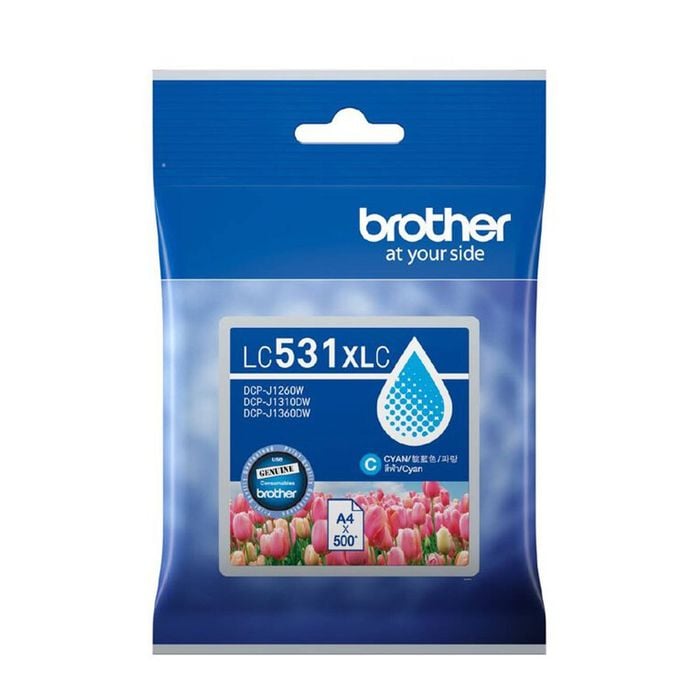 Brother LC531XLC Cyan Ink Cartridge High Yield for DCP-J1310DW DCP-J1360DW DCP-J1260W