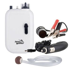 Jarvis Walker 2 Speed Aerator Pump Multi Power with Air Hose and Air Stone