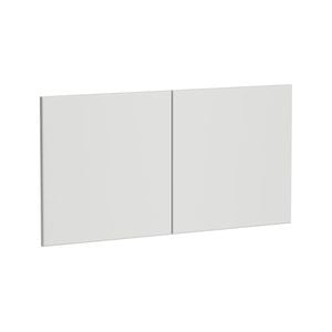 Kaboodle 1000mm Sesame Salt Modern Fridge Cabinet Doors - 2 Pack