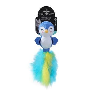 Paws & Claws Catsby Rattle & Play Animal Plush Cat Toy