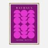 Galrie Bauhaus Geometric Art Print Modern Abstract Poster for Contemporary Spaces, Wood Frame, A4 21 x 30cm (8 x 12inch)