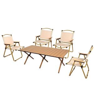 Levede Outdoor Folding Camping Table Chair Set