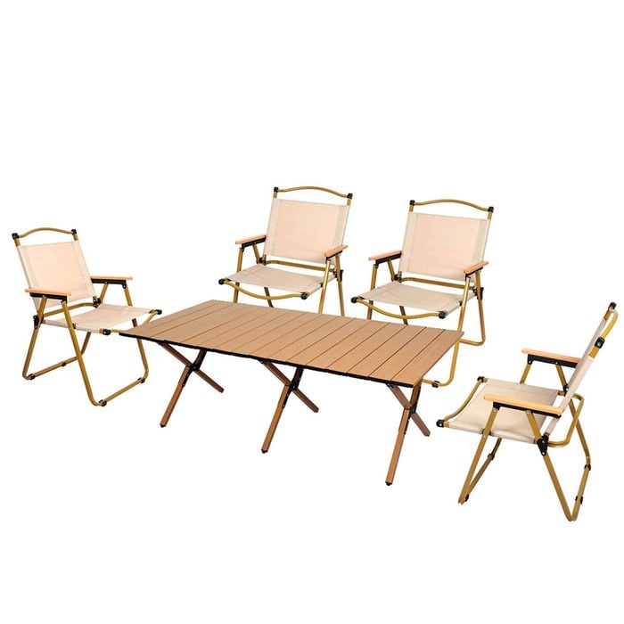 Levede Outdoor Folding Camping Table Chair Set