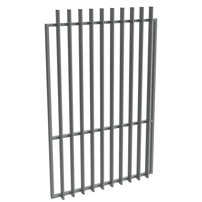 ProtectorAl 800-1200W x 1800H Monument Aluminium Radiator Pool Gate