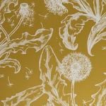 Porter's Paints A4 Sample Turmeric Dandelion Wallpaper