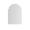 Attica 900 x 600mm Matte White LED Arch Shaving Cabinet With Powerpoint