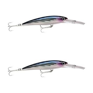 2x Rapala 12cm X Rap Magnum 15 Deep Diving Trolling Lures - Bonito