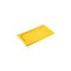Inox Macel Gastronorm Lid Polypropylene 1/3 Size Yellow 325x176x20mm