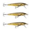 3x Rapala 5cm Original Floating Minnow Hard Body Fishing Lure -Live Brown Trout