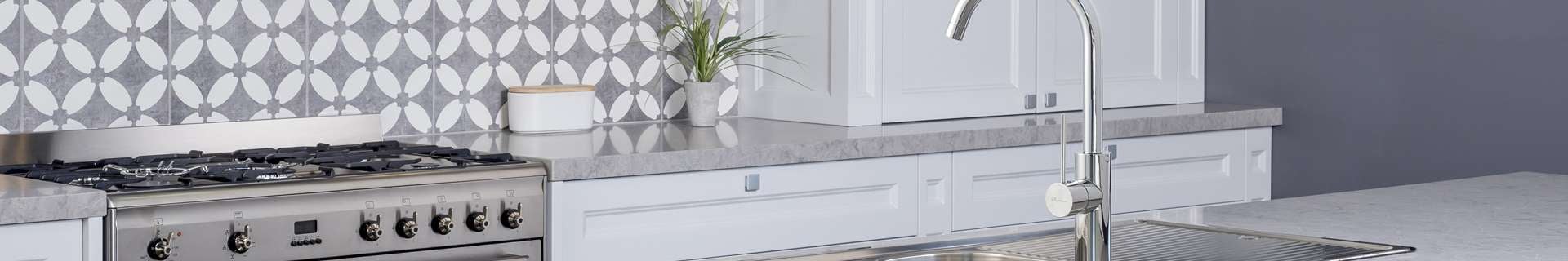 Sleek kitchen interior with Oliveri Taphole Single Bowl Sink