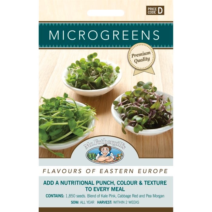 Mr Fothergill's Microgreens Flavours of East Europe Seed