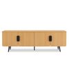 Big Lot 140cm Natural Oak Finley Entertainment Unit
