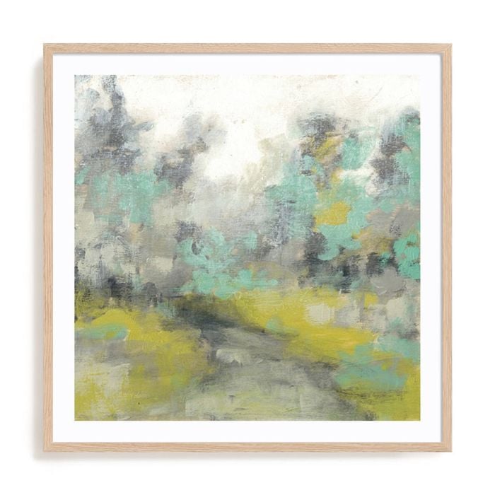 Artey | Pastel Walk II - Framed Print - Natural Frame - 70 x 70cm