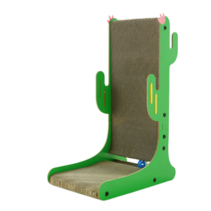Cactus Multi-Surface Cat Scratching Board with Bell Ball