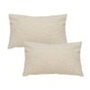 SOGA 2X 30cm Cream Boucle Textured Fluffy Decorative Throw Pillow