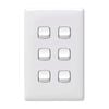 HPM LINEA 6 Gang Wall Switch