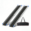 Altus Wheelchair Ramp 2 Pcs 5ft Portable Telescopic Aluminium Swl270 Kg - Black