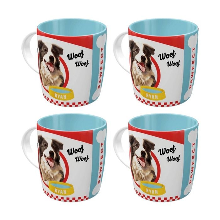 4x Nostalgic-art Ceramic Coffee Mug Better Together Dogs Colourful Design 330ml