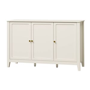 Oikiture 3 Door Buffet Sideboard Storage Cabinet Cupboard 120cm