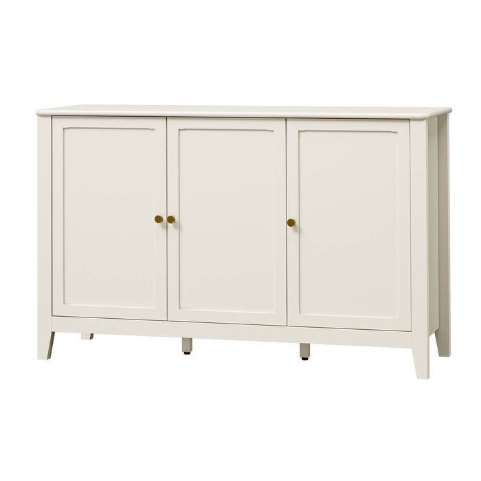 Oikiture 3 Door Buffet Sideboard Storage Cabinet Cupboard 120cm