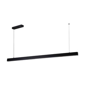 Lexi Lighting Maisie Large LED Pendant Light Matt Black Aluminium 45W Dimmable
