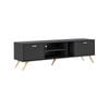Darcie 1.6m TV unit – Dark Grey