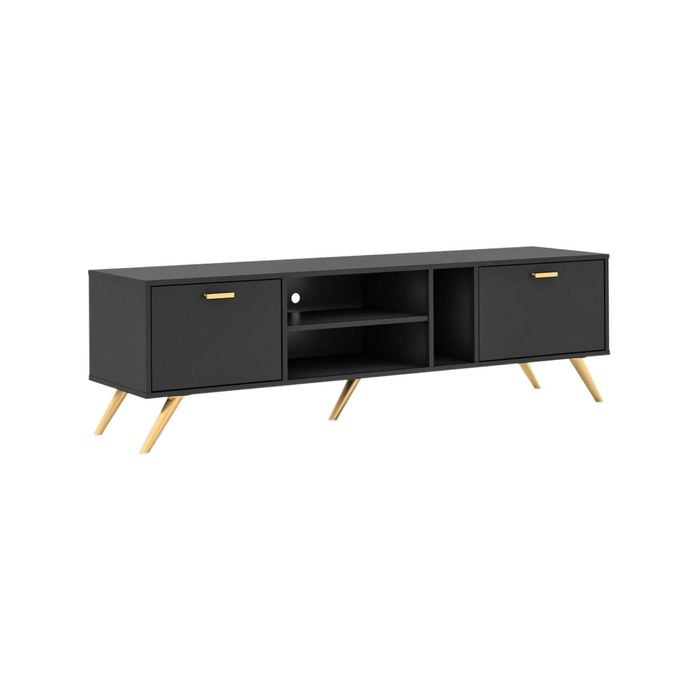 Darcie 1.6m TV unit – Dark Grey
