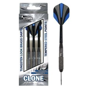 12pc Formula Sports 20g Clone Tungsten Look Brass Darts Steel Tip
