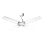 HPM 1220mm White Hangsure 4 Blade Ceiling Fan