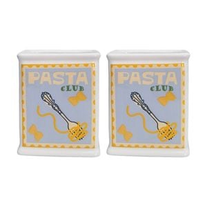 2x Urban Products Pasta Cucina Vessel White Ceramic Container 14cm