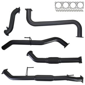Ignite Exhausts Turbo Back for Nissan D40 Navara 2.5L Manual 3" No Cat With Hotdog 409 Stainless Steel