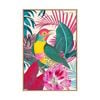 Artey | Ecstatic Jungle I - Framed Canvas - Natural Frame - 60 x 90cm