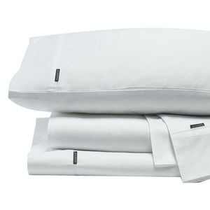Bianca 500TC Cotton Sateen Sheet Set White Queen