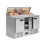 Polar G-Series Pizza Prep Counter Fridge 390Ltr - Pizza Prep Fridges (G605-A)