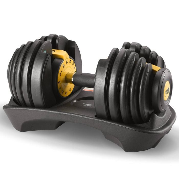 PowerTrain 24kg Gold Adjustable Dumbbell