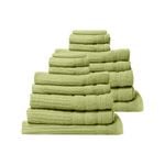 Royal Comfort Eden Towel Set 600GSM Absorbent 16 Piece Spearmint