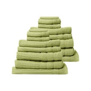 Royal Comfort Eden Towel Set 600gsm Absorbent Spearmint 16 Piece
