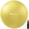 METEOR Yellow 75-85cm Yoga Ball with Pump