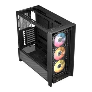 Corsair Frame 4000d Rs Argb Modular Mid-tower Pc E-atx Case - Black [cc-9011296-ww]