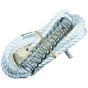 Heavy Duty Guy Rope, Wood Slide & Spring To Suit Jayco Bed End Flys, Bag Awning